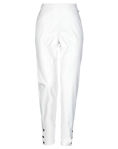 PATRIZIA PEPE Pantalone Bianco 100% Poliuretano