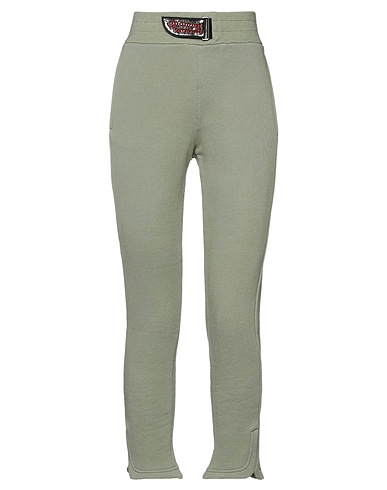 MR & MRS ITALY Casual trouser Military green 80% Cotton, 17% Polyamide, 3% Cashmere