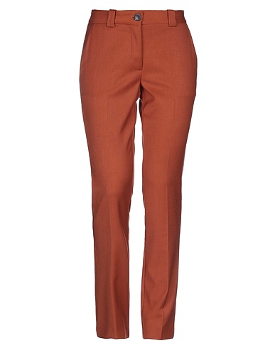 L' AUTRE CHOSE Casual trouser Rust 62% Polyester, 35% Viscose, 3% Elastane
