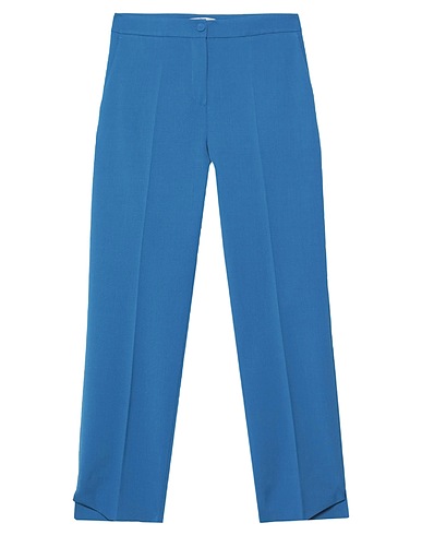 BEATRICE .B Pantalone Azzurro 53% Poliestere, 43% Lana, 4% Elastan