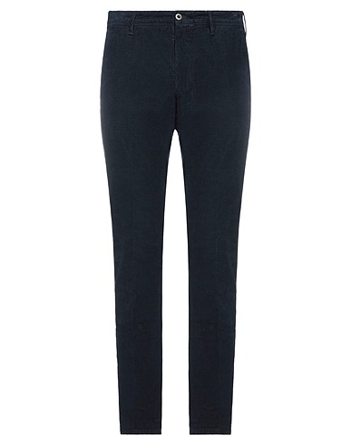 INCOTEX Casual trouser Midnight blue 97% Cotton, 3% Elastane