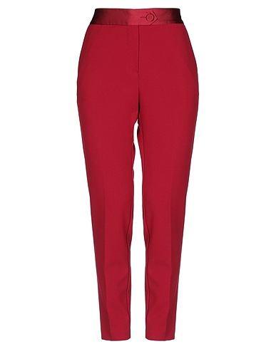 IMPERIAL Casual pants Red 95% Polyester, 5% Elastane