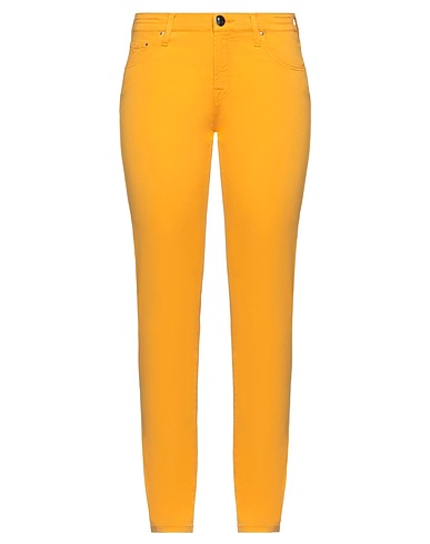 JACOB COHЁN Casual pants Yellow 40% Lyocell, 28% Modal, 17% Cotton, 12% Elastomultiester, 3% Elastane