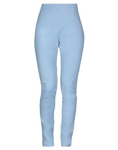 PATRIZIA PEPE Casual trouser Sky blue 48% Cotton, 45% Polyamide, 7% Elastane