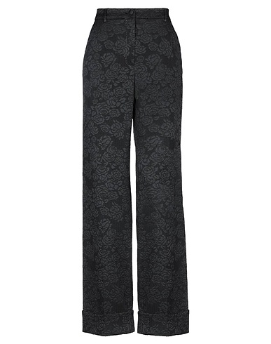 DOLCE&GABBANA Casual pants Black 56% Polyester, 25% Acetate, 17% Viscose, 2% Elastane
