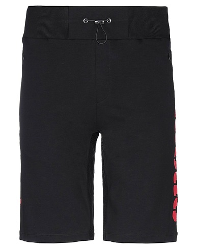 PLEIN SPORT Shorts & Bermuda Black 95% Cotton, 5% Elastane, Polyester