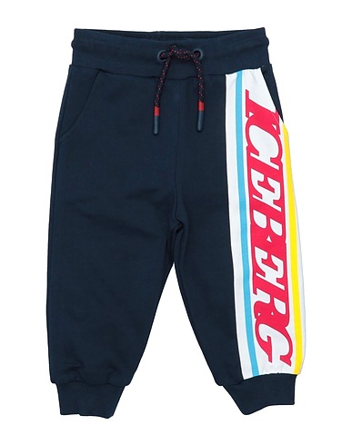 ICE ICEBERG Casual trouser Midnight blue 100% Cotton