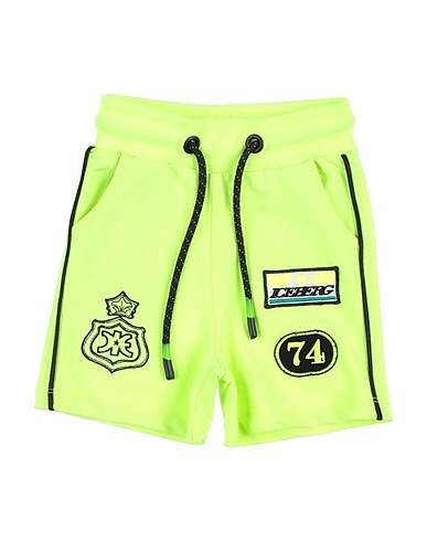 ICE ICEBERG Shorts & Bermuda Yellow 65% Polyester, 30% Cotton, 5% Elastane