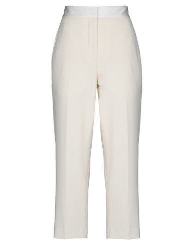 Merci .., Woman Pants Ivory Size 8 Polyester, Elastane