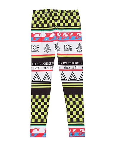 ICE ICEBERG Leggings Lime green 90% Polyester, 10% Elastane