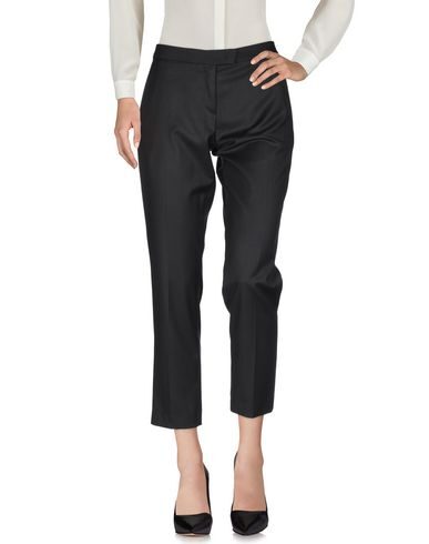 MERCI ..,MERCI WOMAN PANTS BLACK SIZE 10 POLYESTER, VISCOSE, ELASTANE 13473504PF 2