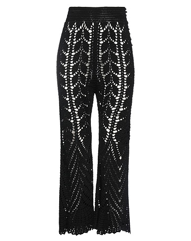 ELISABETTA FRANCHI Casual trouser Charcoal 50% Wool, 50% Acrylic
