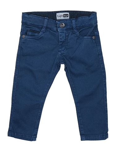 BYBLOS Pantalon Bleu 98% Coton, 2% Élasthanne