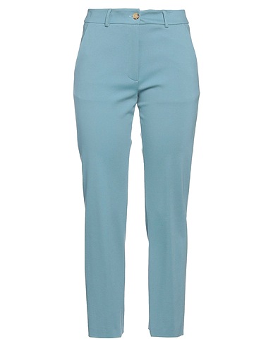 SUOLI Casual trouser Pastel blue 69% Viscose, 25% Polyamide, 6% Elastane