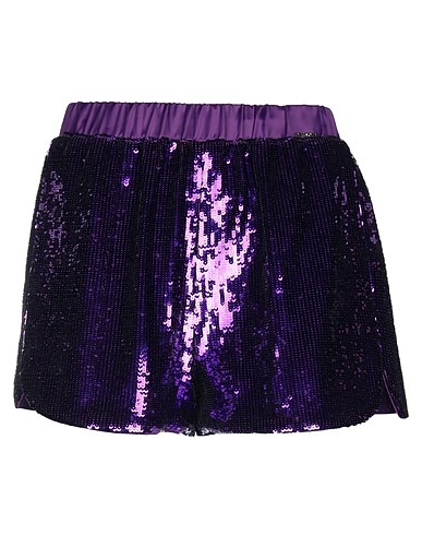 LIU •JO Shorts & Bermuda Viola 100% Poliestere, Elastan