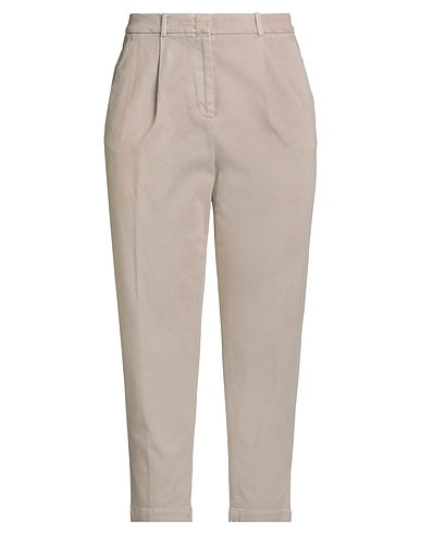 CAPPELLINI by PESERICO Casual trouser Light grey 98% Cotton, 2% Elastane