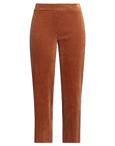 AVENUE MONTAIGNE Leggings Cuoio 48% Cotone, 30% Modal, 18% Altre Fibre, 4% Corda