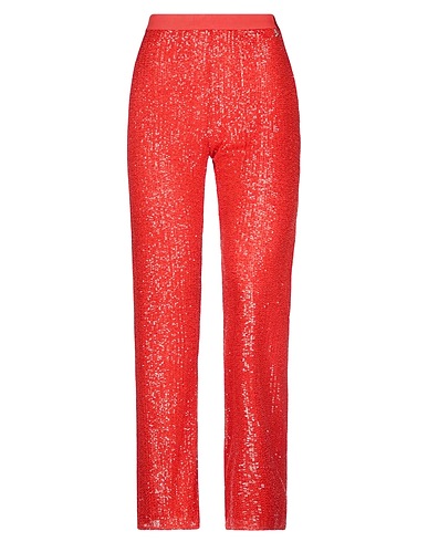 PATRIZIA PEPE Casual trouser Coral 95% Polyester, 5% Elastane