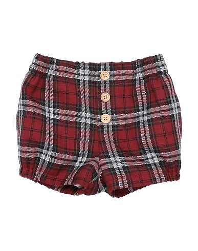 FINA EJERIQUE Shorts & Bermuda Burgundy 63% Polyester, 36% Viscose, 1% Cotton