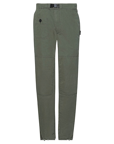 OUTHERE Casual trouser Military green 70% Nylon, 30% Cotton