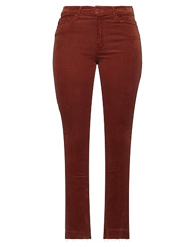 MOTHER Pantalon Marron 93% Coton, 6% Polyester, 1% Élasthanne