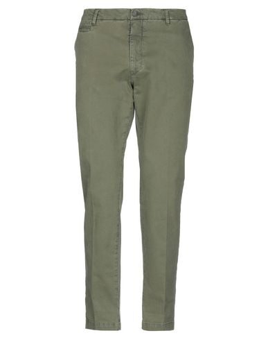 Shop 40weft Man Pants Military Green Size 40 Cotton, Elastane