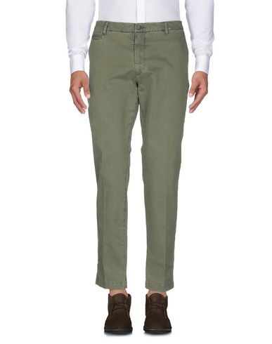 Shop 40weft Man Pants Military Green Size 40 Cotton, Elastane