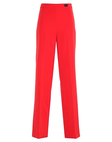 BE BLUMARINE Casual trouser Red 88% Polyester, 12% Elastane
