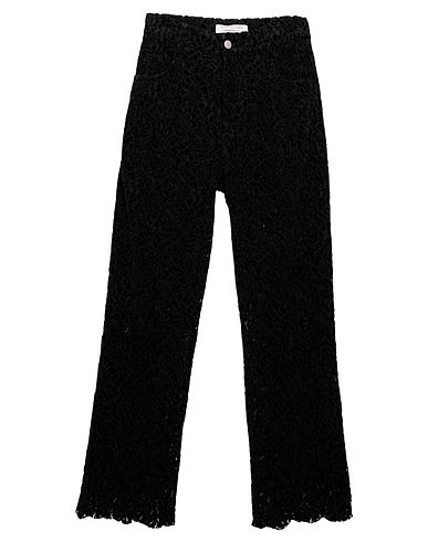 PHILOSOPHY di LORENZO SERAFINI Casual pants Black 58% Polyester, 21% Polyamide, 15% Cotton, 6% Viscose