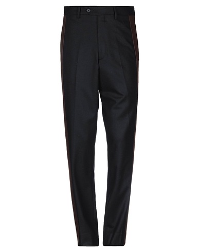 PAURA Casual trouser Black 100% Virgin Wool