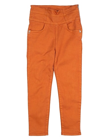 PATRIZIA PEPE Casual pants Camel 98% Cotton, 2% Elastane