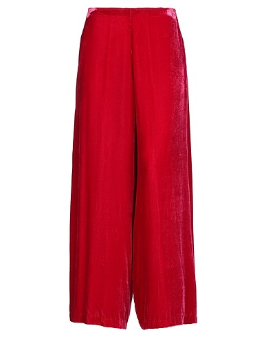 MALÌPARMI Pantalone Rosso 82% Viscosa, 18% Seta