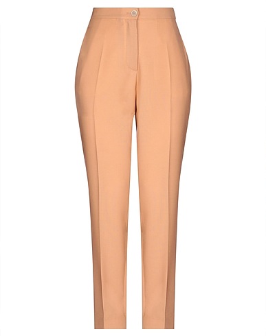 ERIKA CAVALLINI Casual trouser Sand 100% Virgin Wool