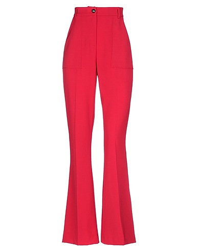 MANILA GRACE Pantalone Rosso 65% Poliestere, 31% Viscosa, 4% Elastan