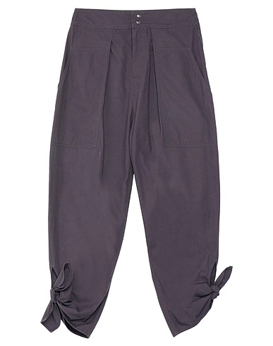 ISABEL MARANT Casual trouser Dark purple 100% Cotton