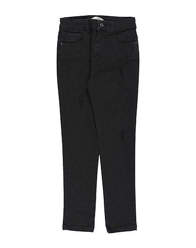 KOCCA Casual trouser Black 91% Cotton, 7% Elastomultiester, 2% Elastane