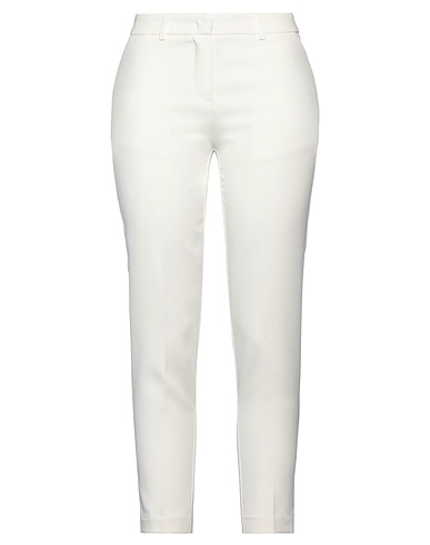 TOY G. Casual pants White 88% Polyester, 12% Elastane