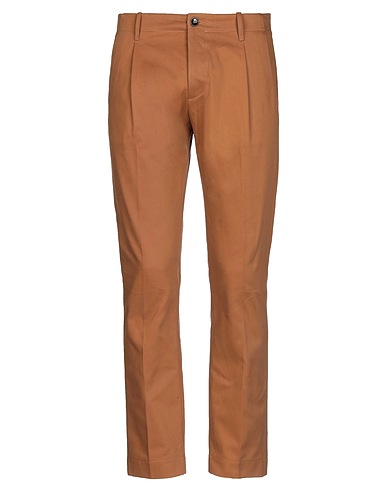 NINE IN THE MORNING Casual trouser Brown 99% Cotton, 1% Elastane