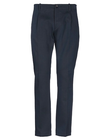 NINE IN THE MORNING Casual trouser Midnight blue 99% Cotton, 1% Elastane