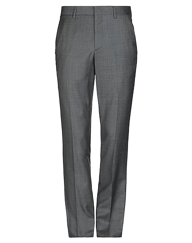 BURBERRY Chinos Grigio 100% Lana