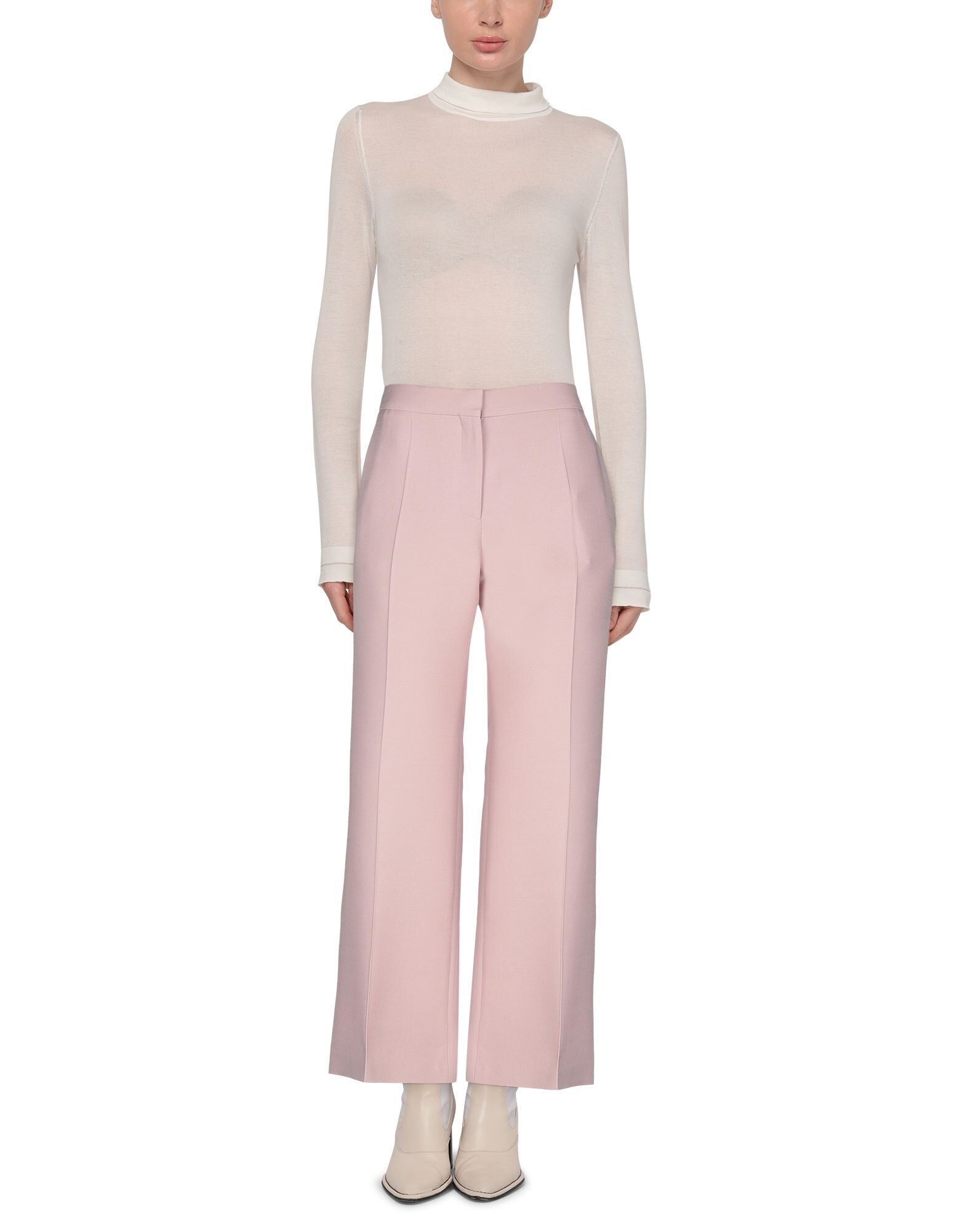 valentino ワイドスラックス　ヴァージンウール×シルク VALENTINO(ヴァレンチノ) ヴァージンウールスラックスP35200860-0001