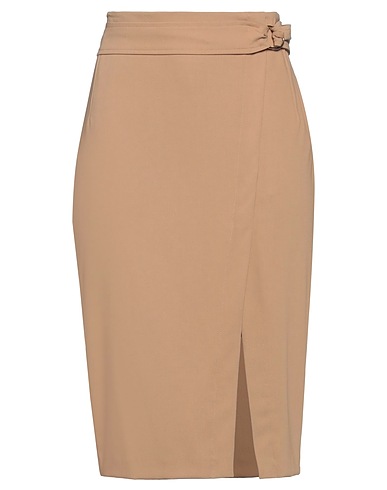 LIU •JO Gonna midi Cammello 62% Poliestere, 32% Viscosa, 6% Elastan