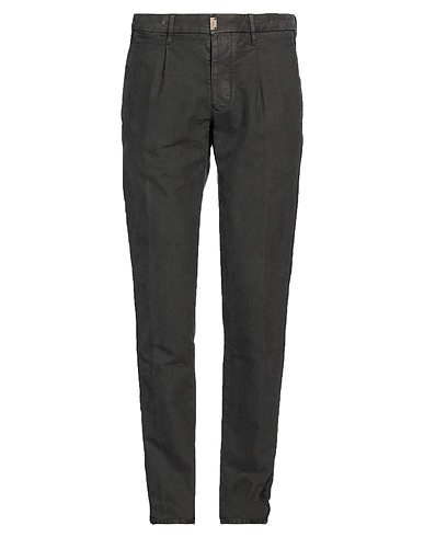 INCOTEX Casual trouser Charcoal 98% Cotton, 2% Elastane