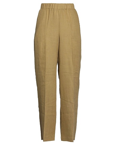ANNA SERAVALLI Casual pants Military green 100% Polyester
