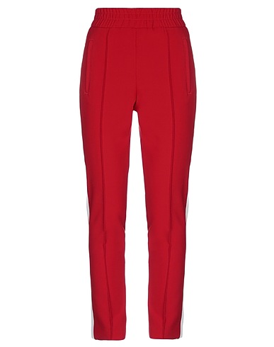 DONDUP Pantalone Rosso 73% Poliestere, 20% Viscosa, 7% Elastan