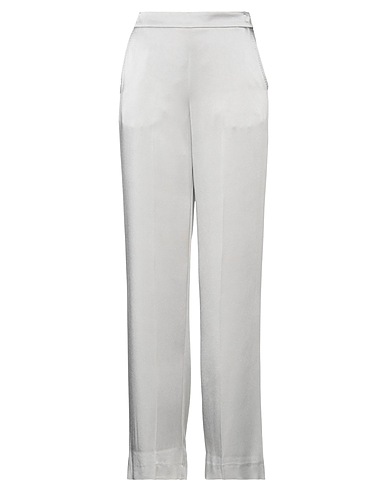 MALÌPARMI Casual trouser Grey 71% Acetate, 29% Viscose