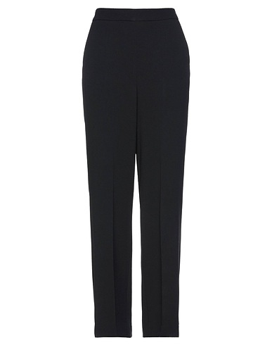 MALÌPARMI Casual pants Black 71% Acetate, 29% Viscose