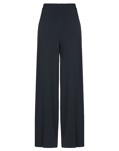 CLIPS Casual trouser Black 70% Viscose, 26% Acetate, 4% Elastane