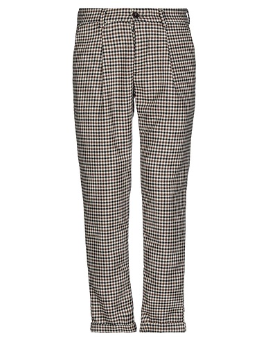 ORIGINAL VINTAGE STYLE Casual trouser Beige 50% Acrylic, 25% Polyester, 20% Wool, 5% Other Fibres