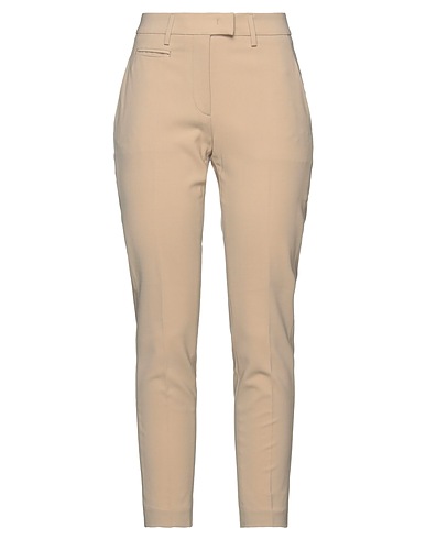 DONDUP Casual trouser Sand 53% Polyester, 43% Virgin Wool, 4% Elastane